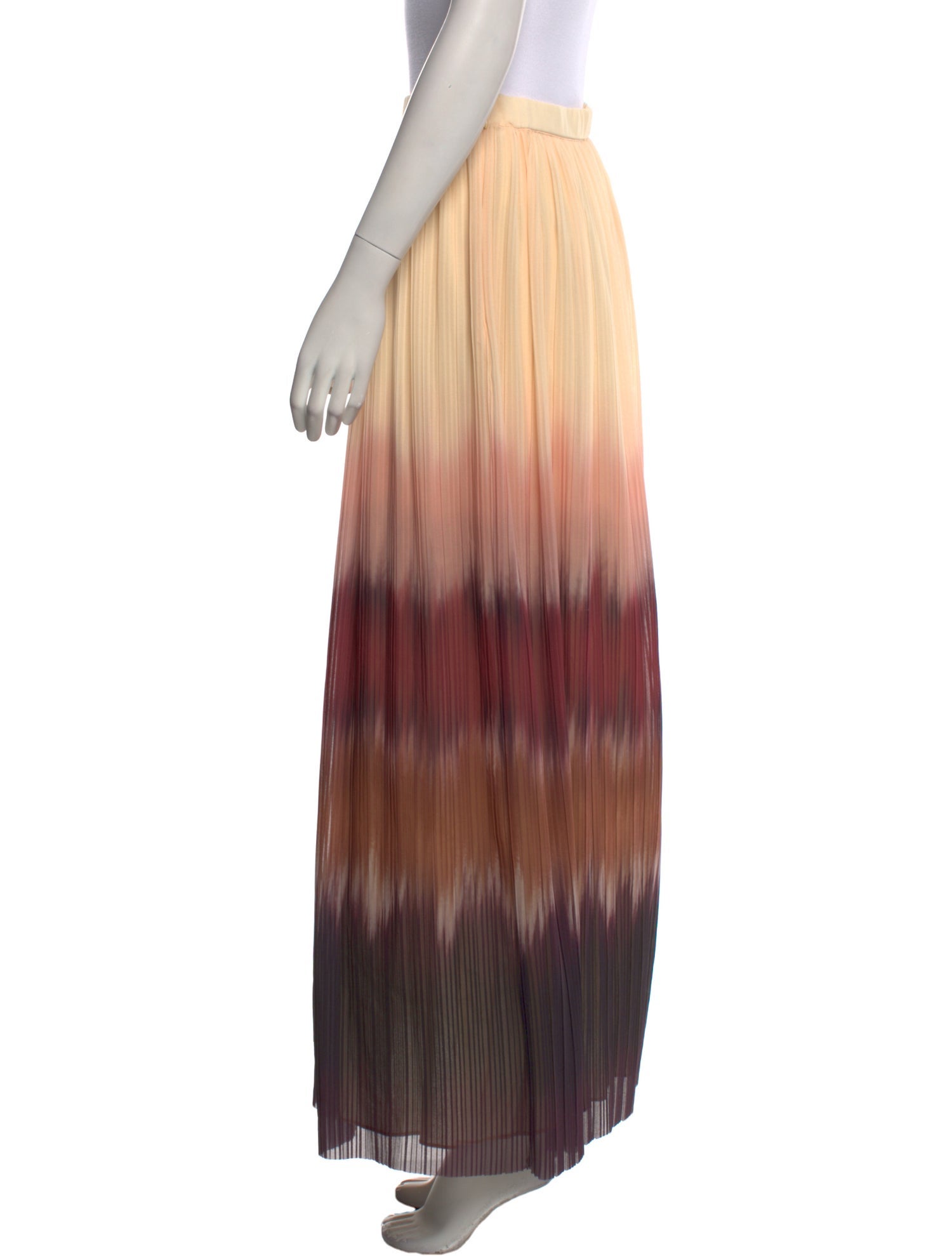 BA&SH Tie-Dye Print Long Skirt