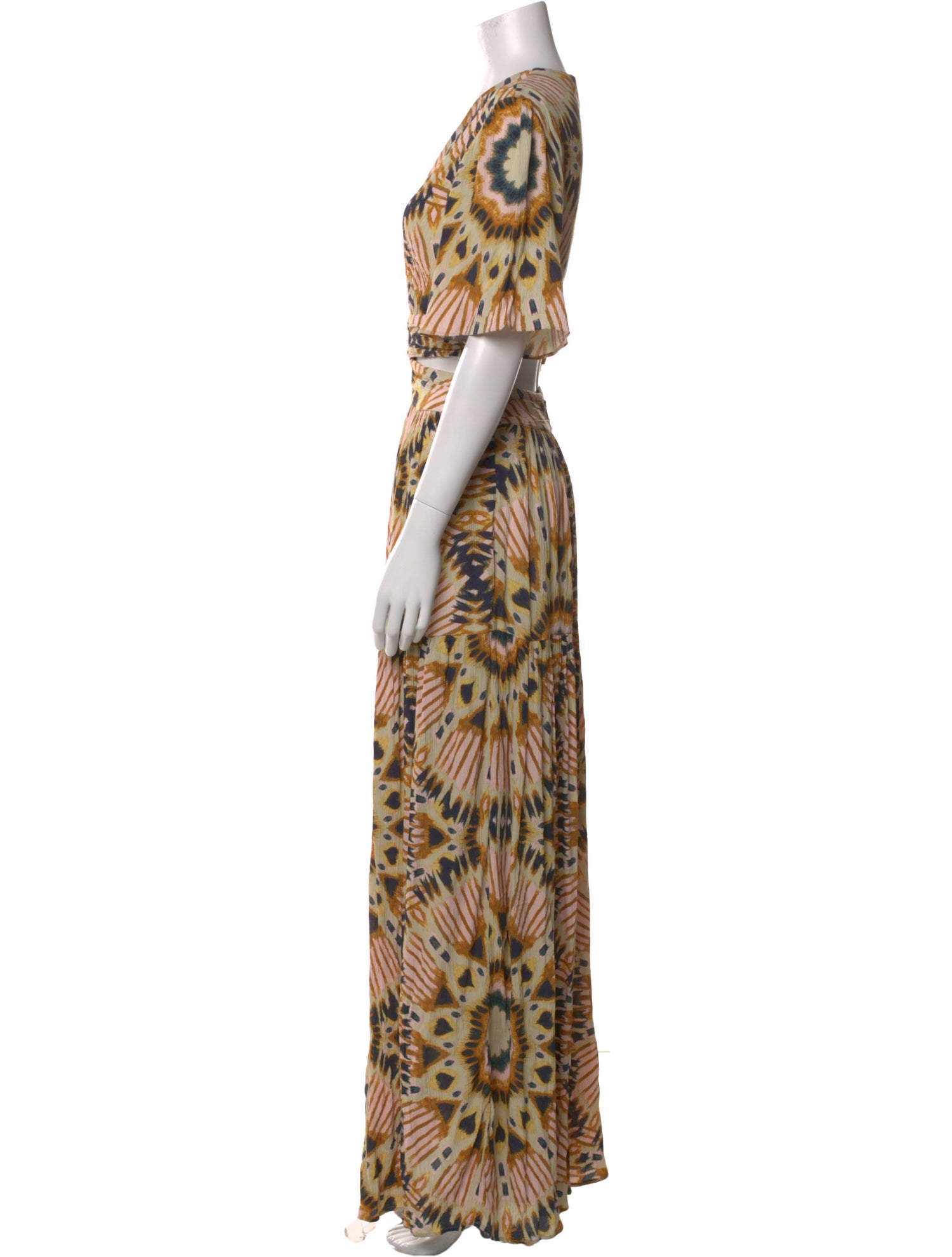 BA&SH Printed Long Dress