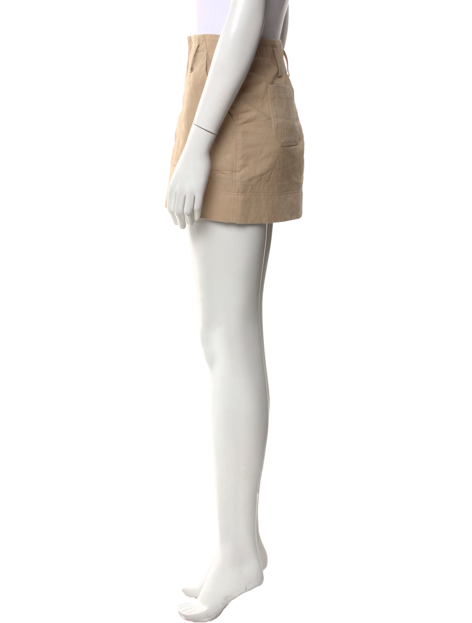 BA&SH Raw-Edge Trim Mini Skirt