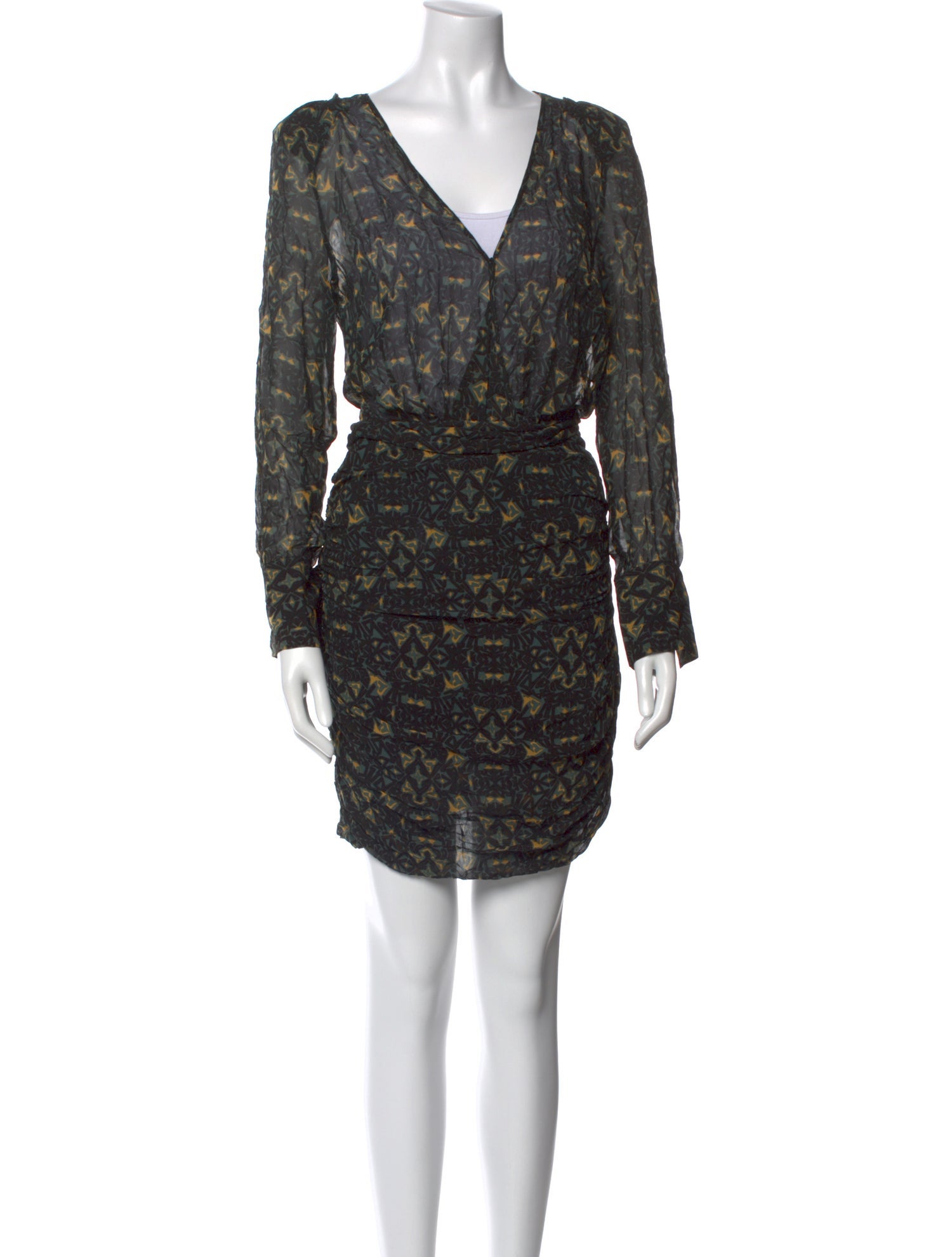 BA&SH Printed Mini Dress