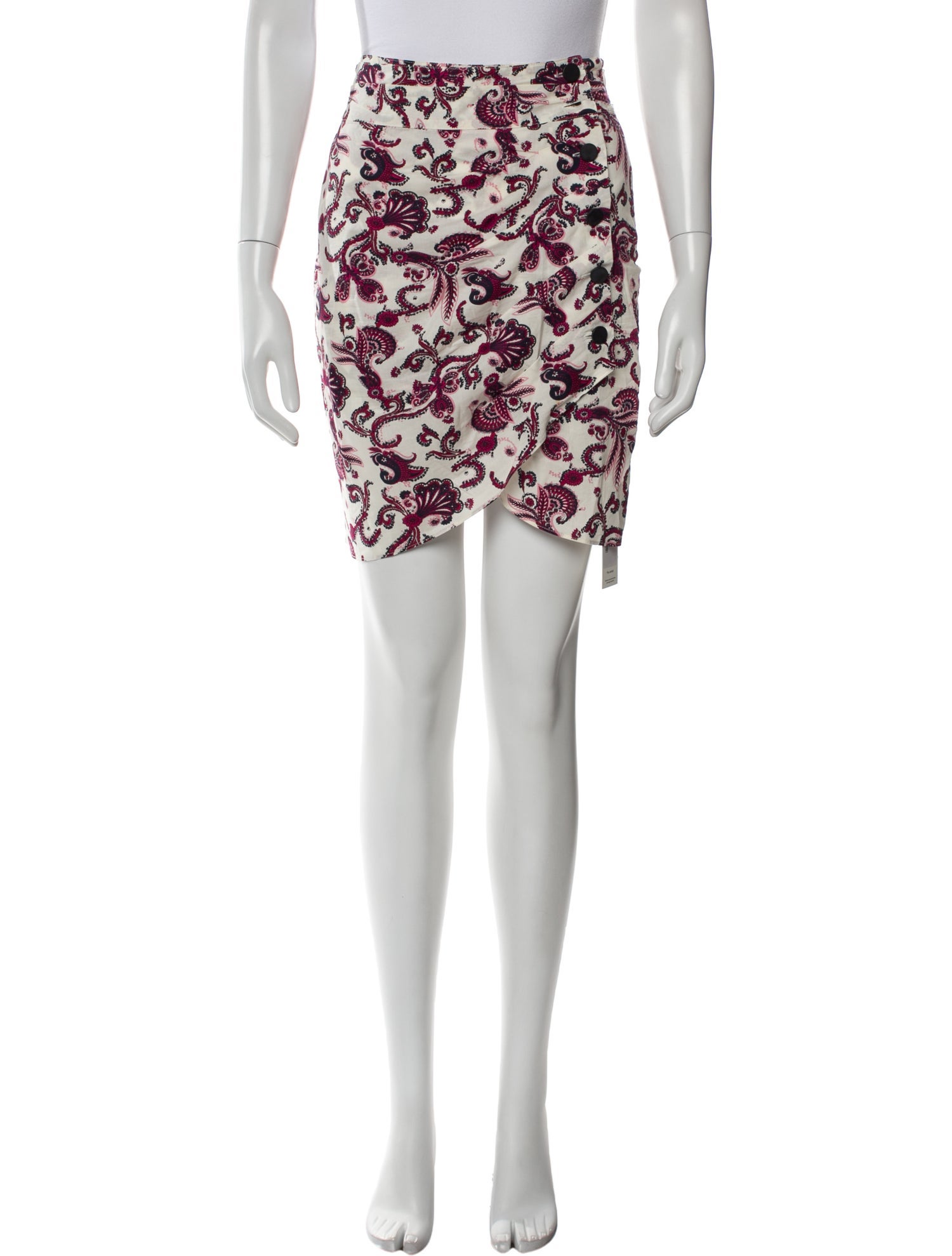 BA&SH Printed Mini Skirt