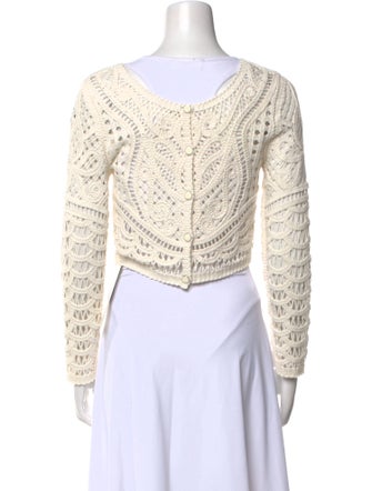 BA&SH Printed Scoop Neck Sweater