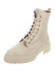 BA&SH Suede Combat Boots