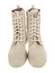 BA&SH Suede Combat Boots