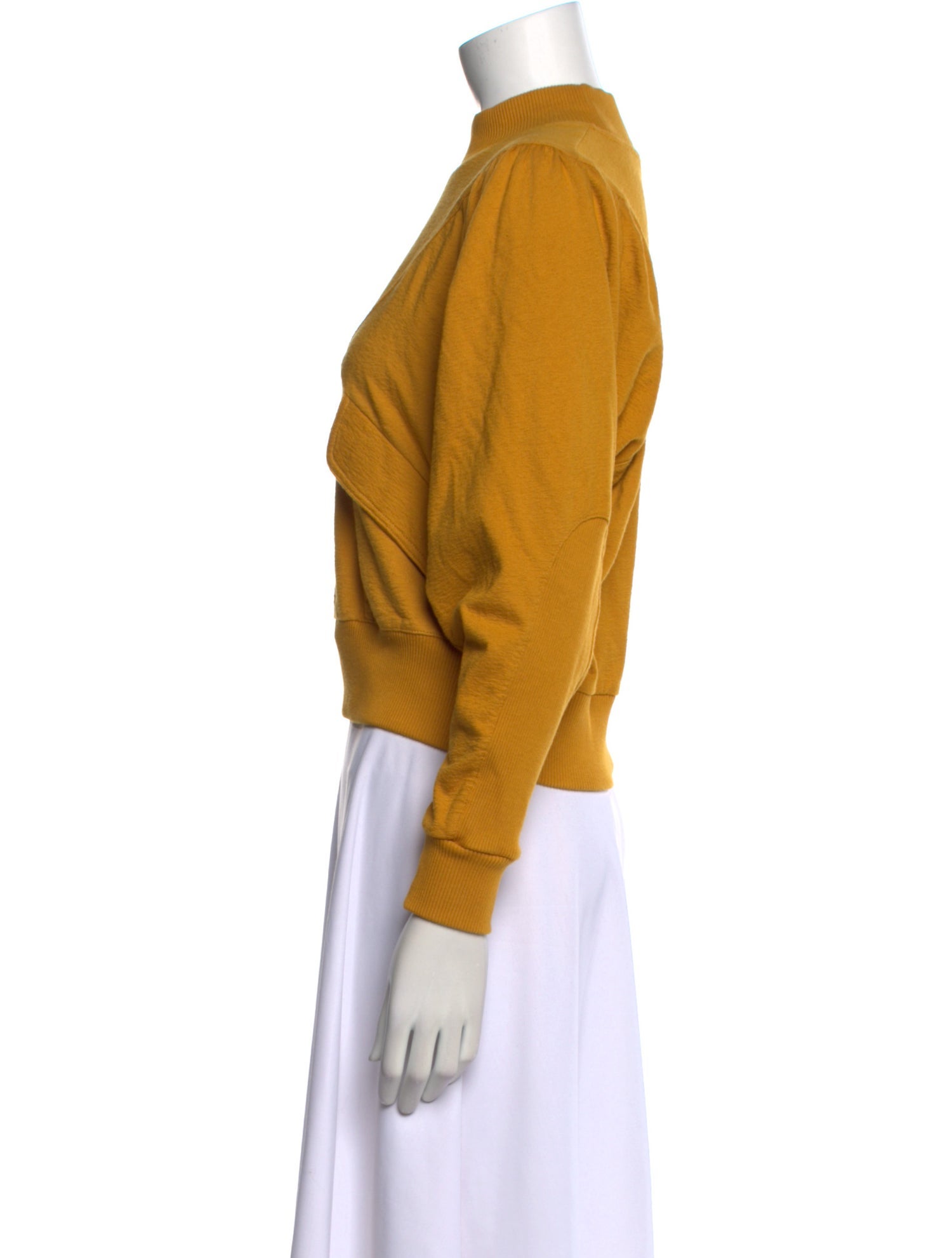 BA&SH Mock Neck Long Sleeve Sweatshirt