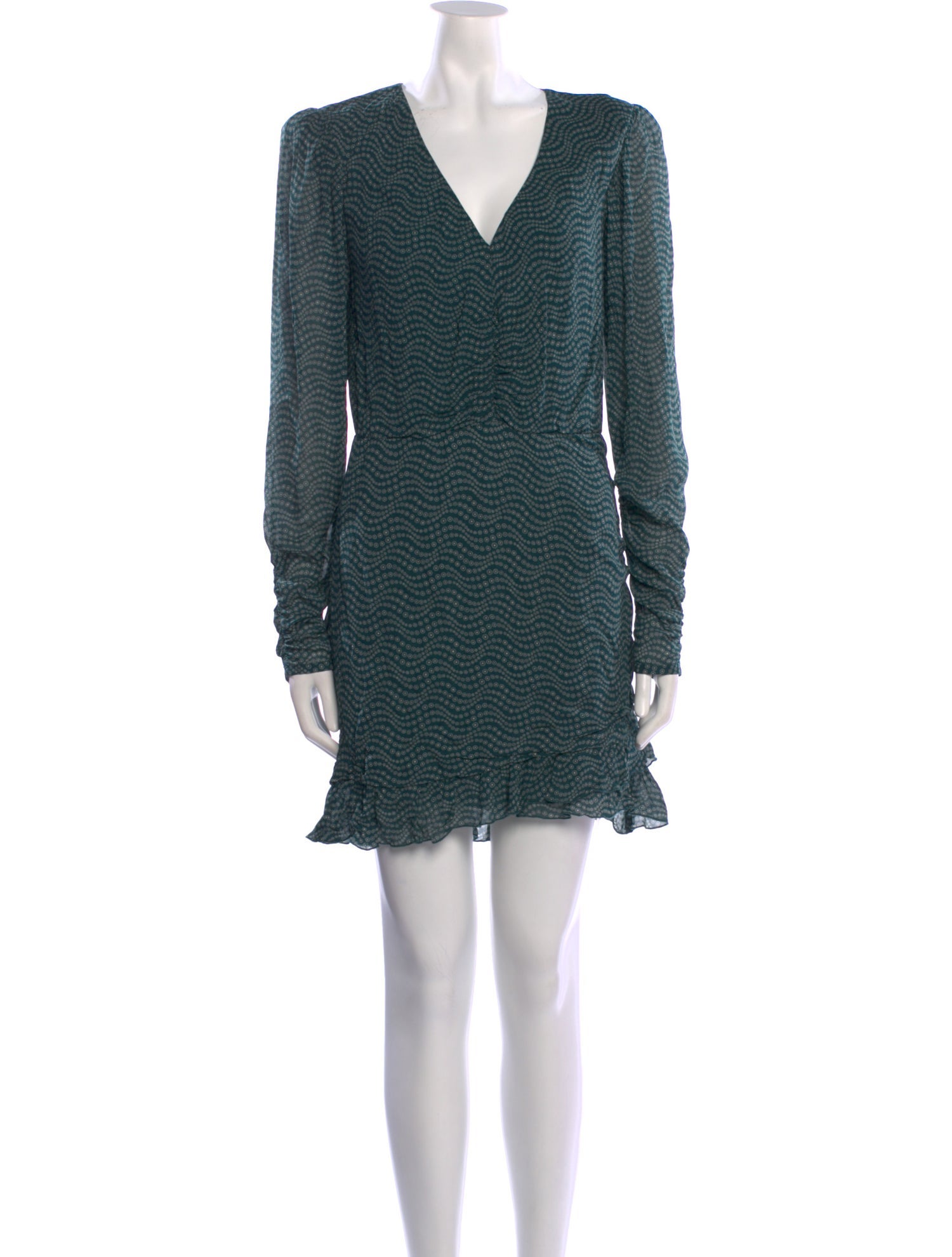 BA&SH Printed Mini Dress