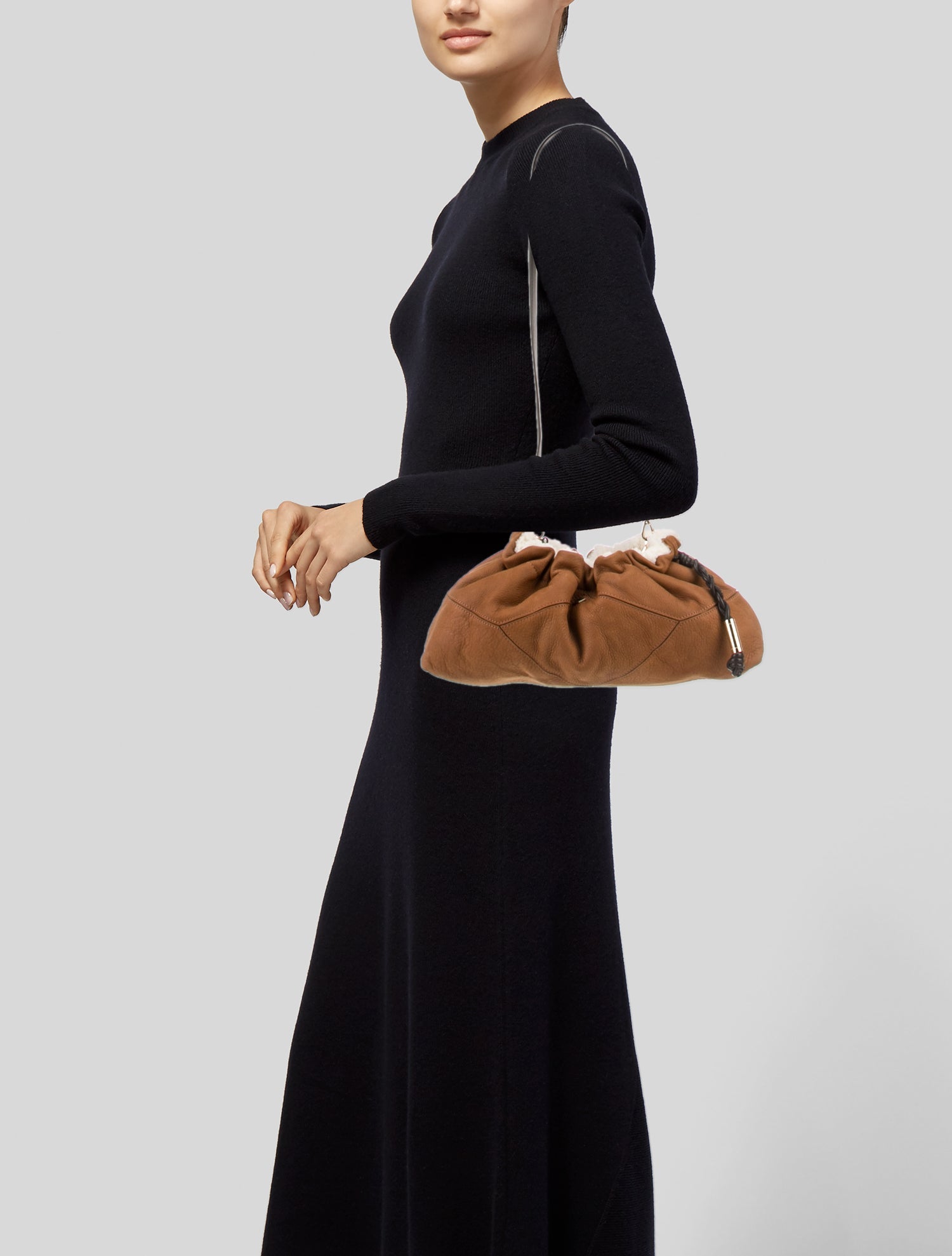 BA&SH Leather Shoulder Bag