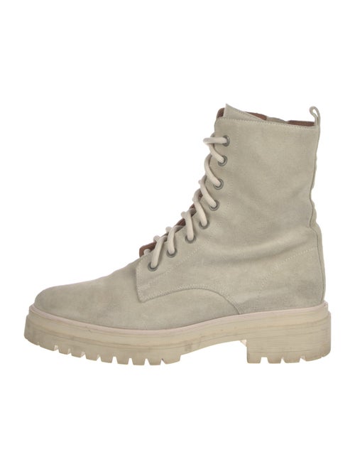 BA&SH Suede Combat Boots