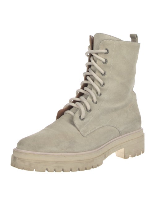 BA&SH Suede Combat Boots