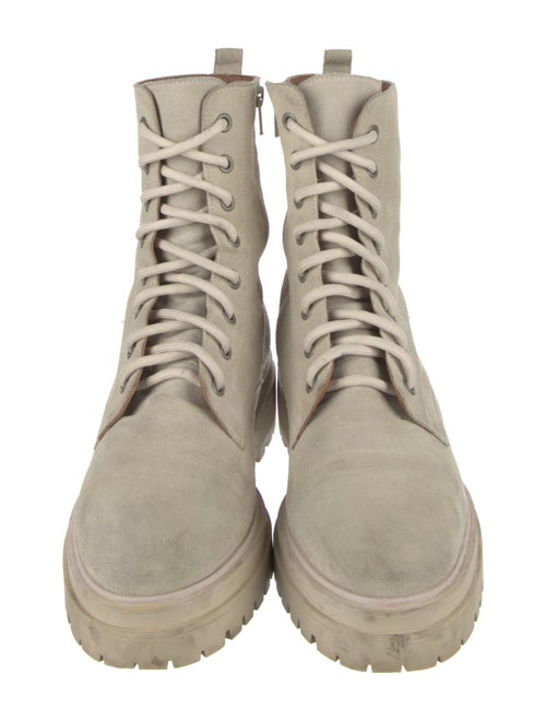 BA&SH Suede Combat Boots