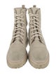 BA&SH Suede Combat Boots
