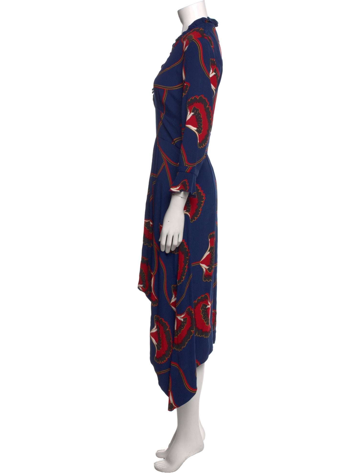 BA&SH Printed Long Dress