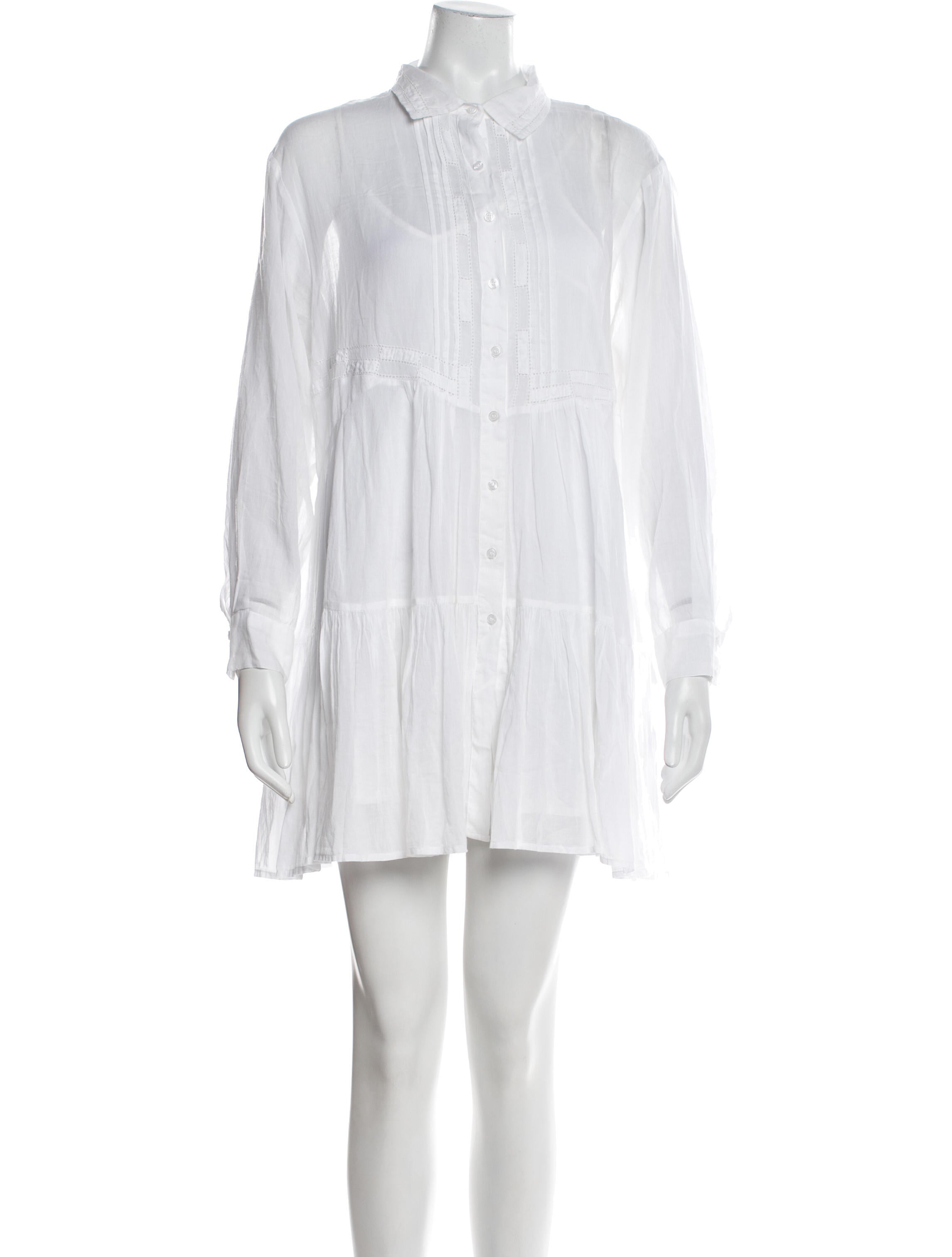 BA&SH Mock Neck Mini Dress