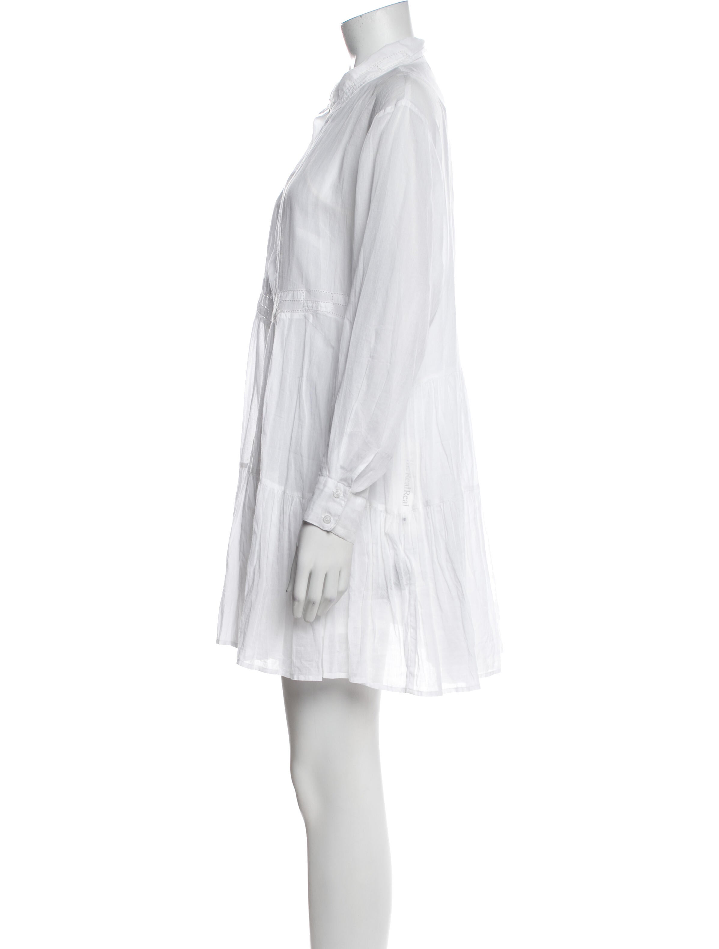 BA&SH Mock Neck Mini Dress