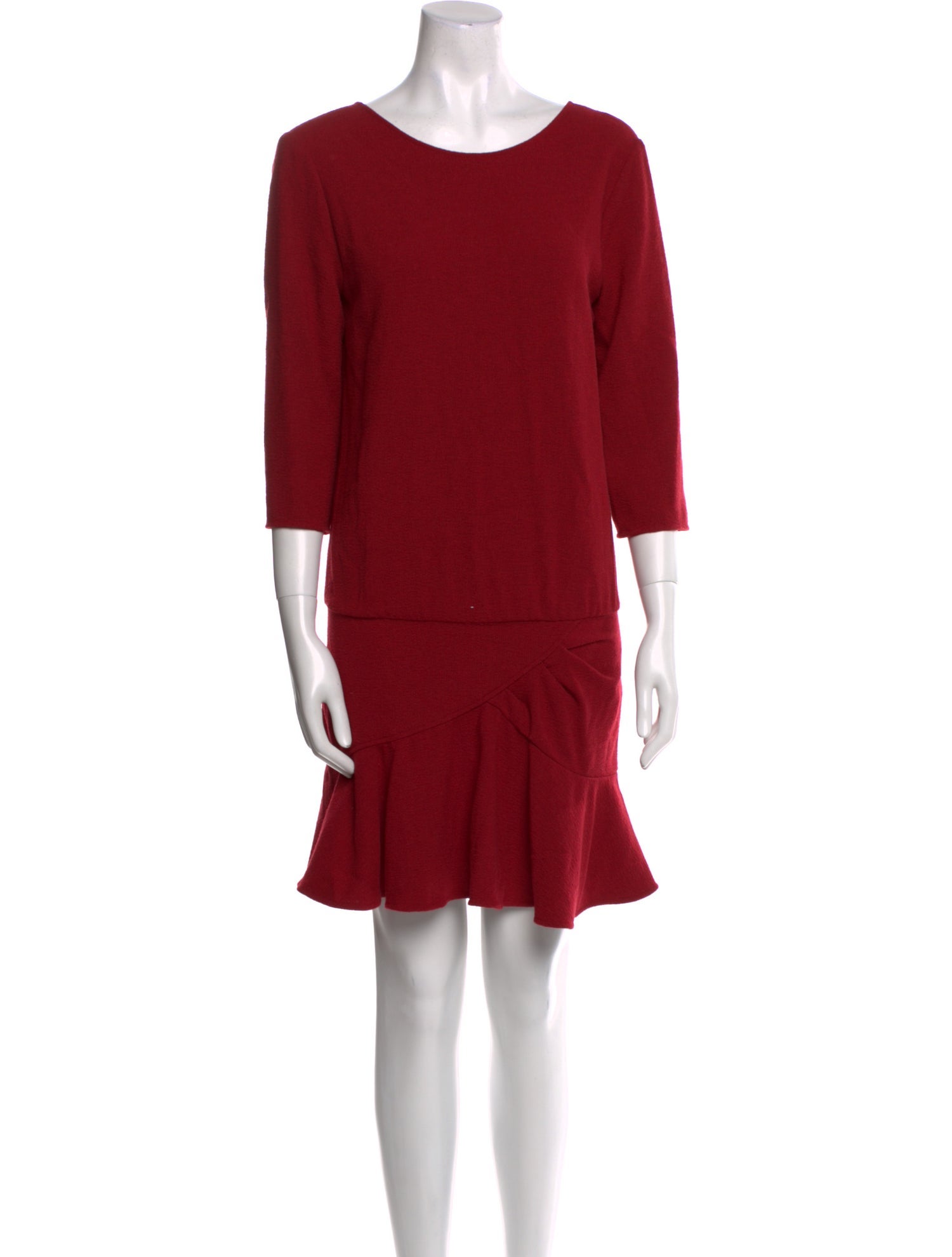 BA&SH Bateau Neckline Mini Dress