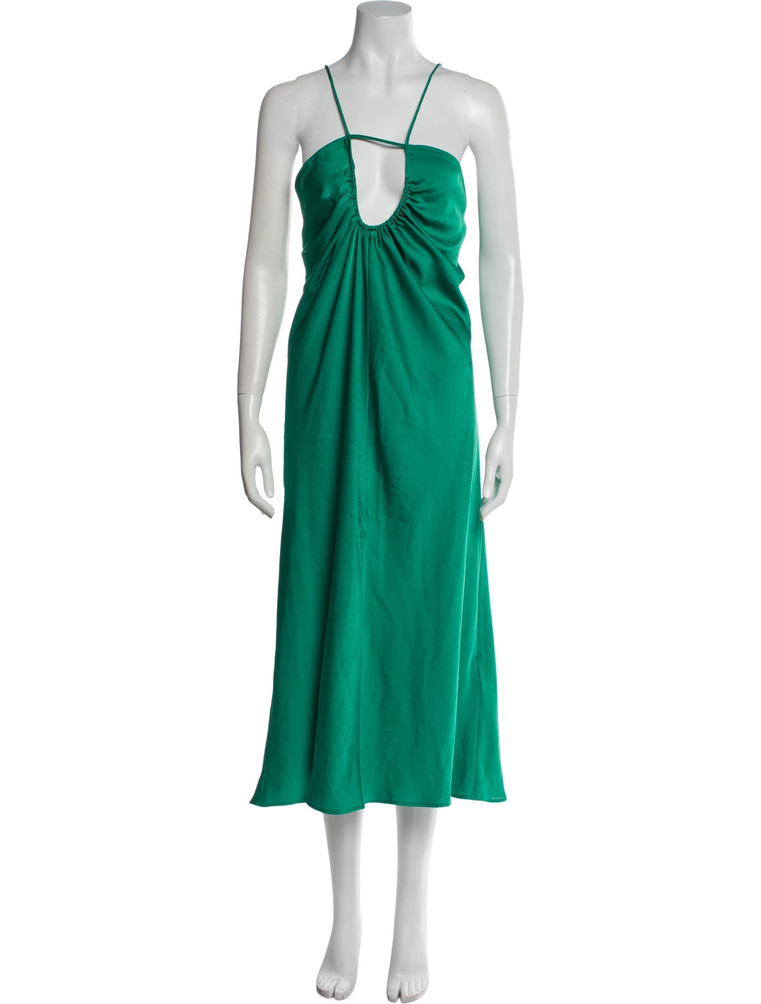 BA&SH Halterneck Knee-Length Dress