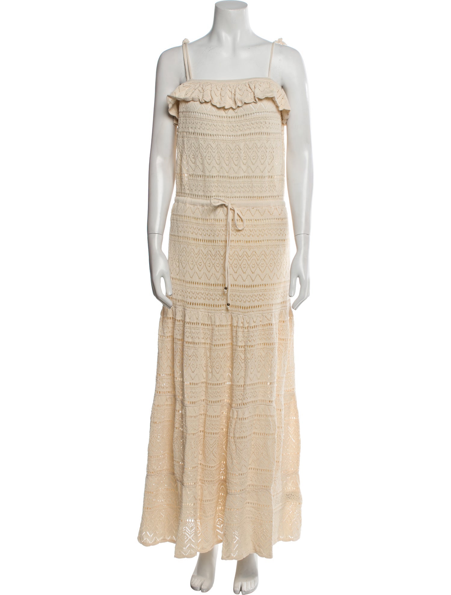 BA&SH Square Neckline Long Dress w/ Tags