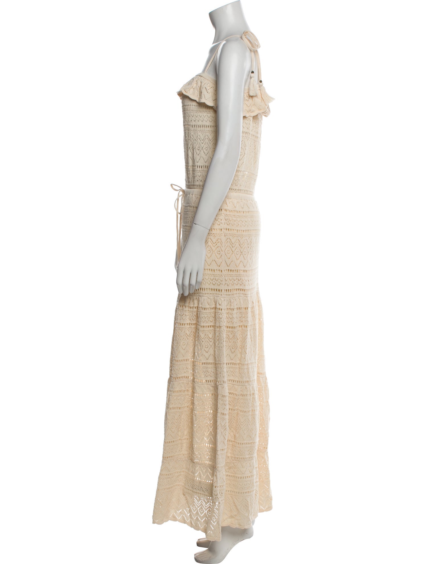 BA&SH Square Neckline Long Dress w/ Tags