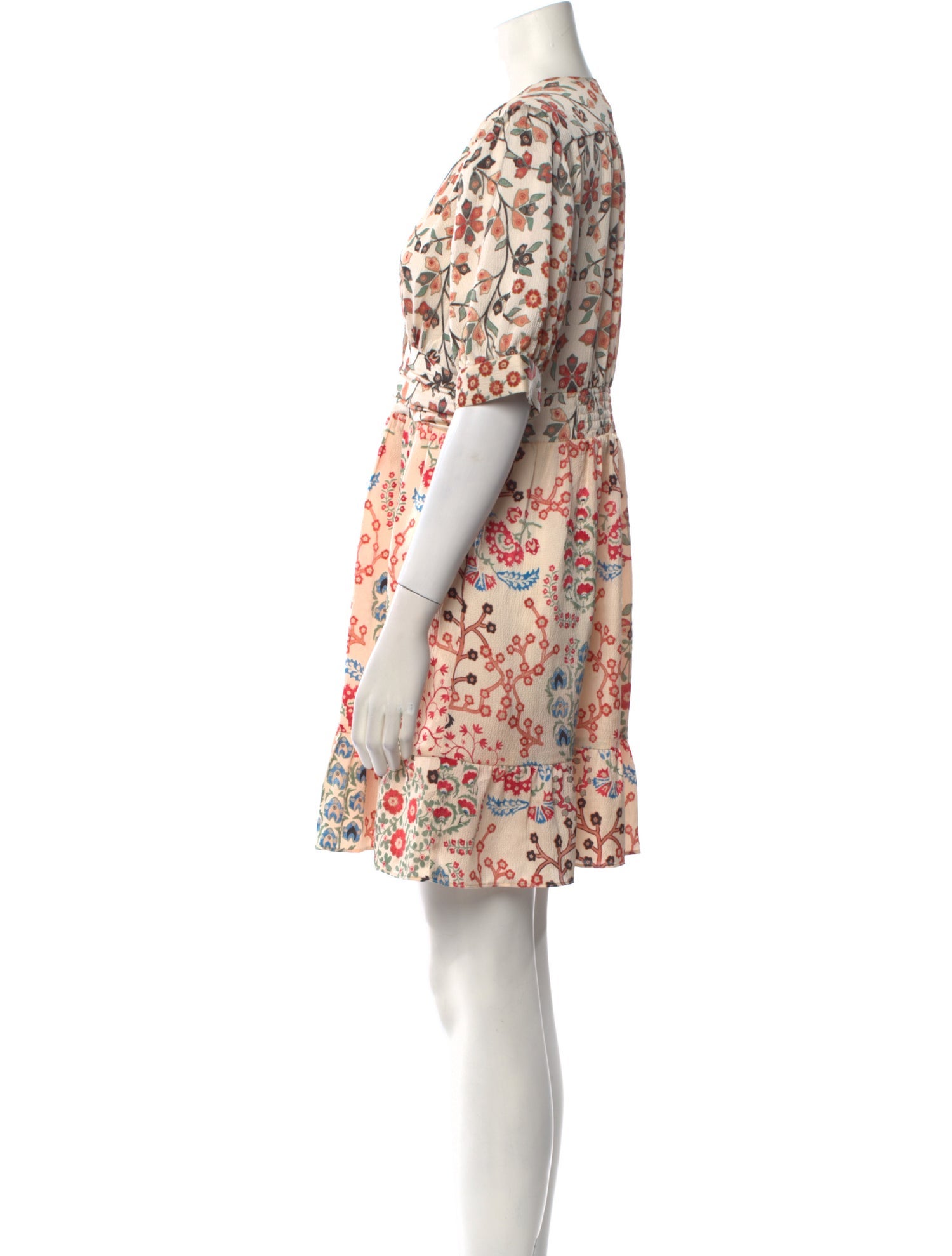 BA&SH Floral Print Mini Dress