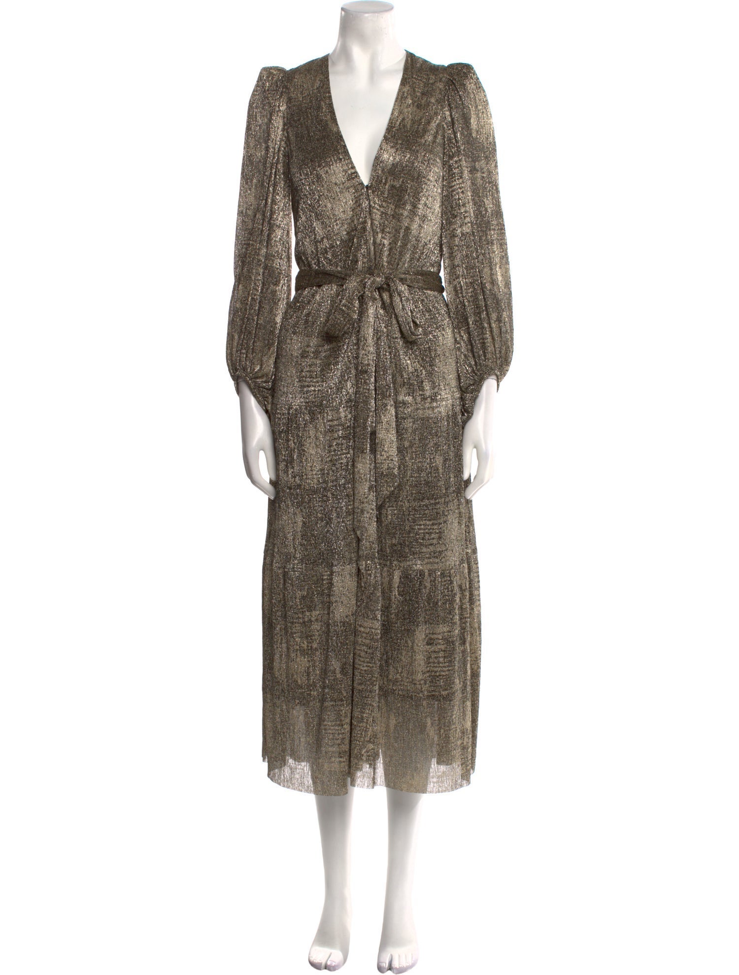 BA&SH Printed Long Dress