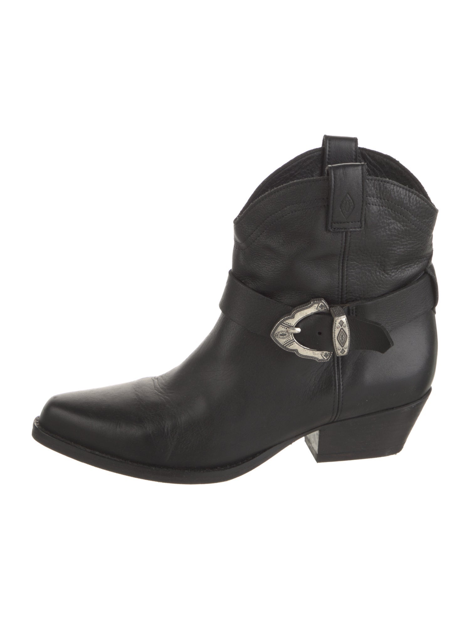 BA&SH Leather Western Boots