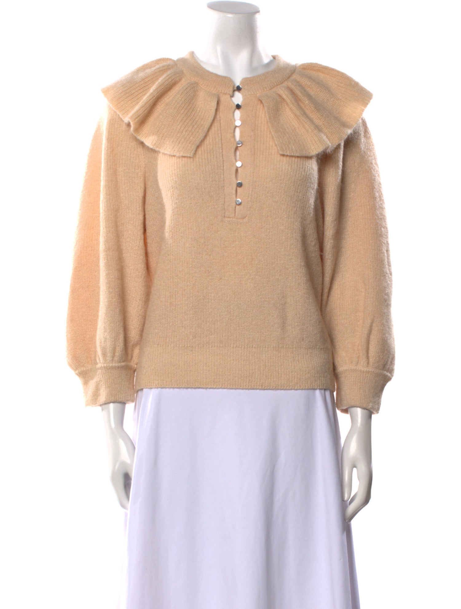 BA&SH Nylon Crew Neck Sweater