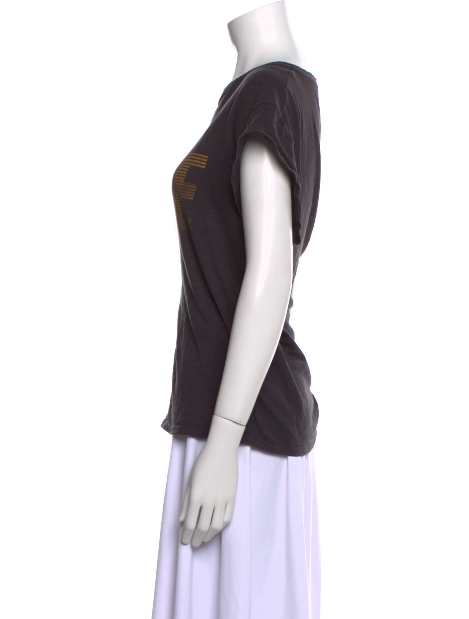 BA&SH Graphic Print Crew Neck T-Shirt