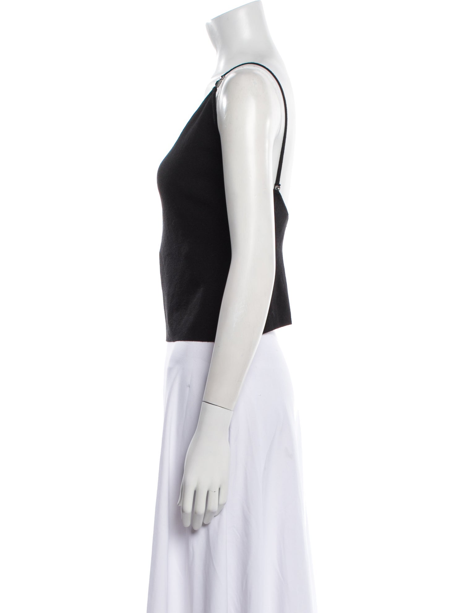 BA&SH V-Neck Sleeveless Crop Top