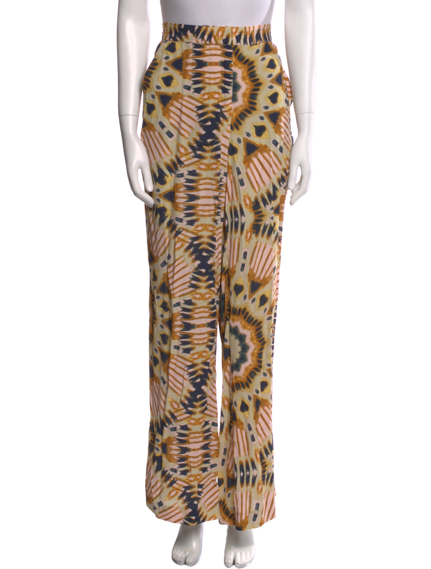 BA&SH Tie-Dye Print Wide Leg Pants