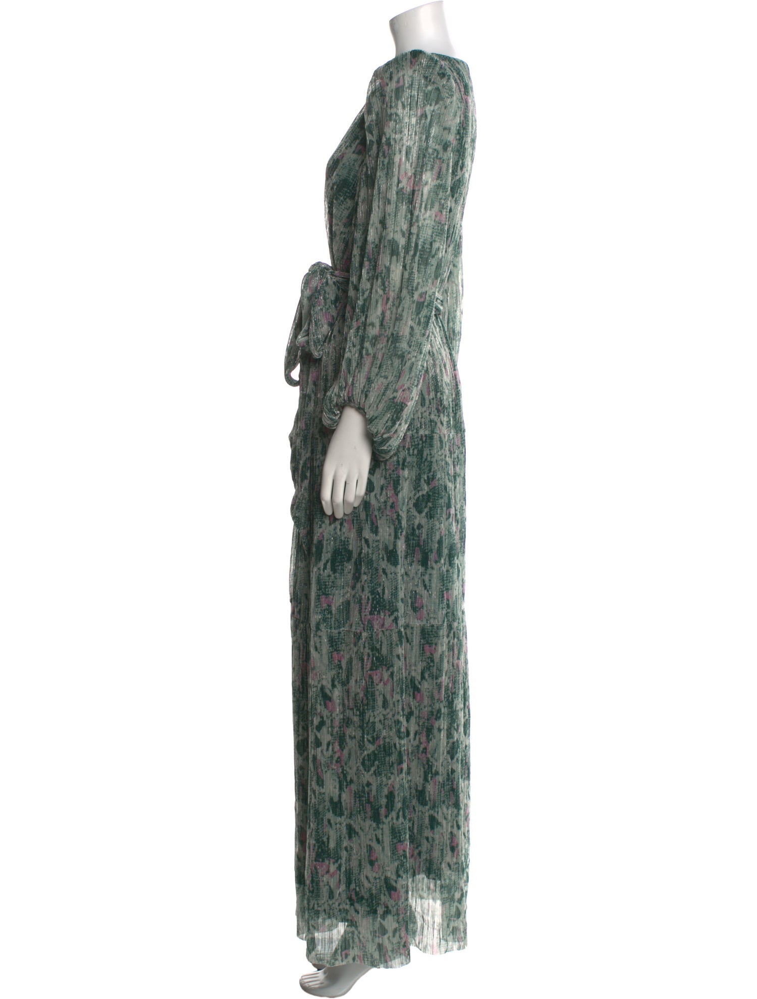BA&SH Printed Long Dress