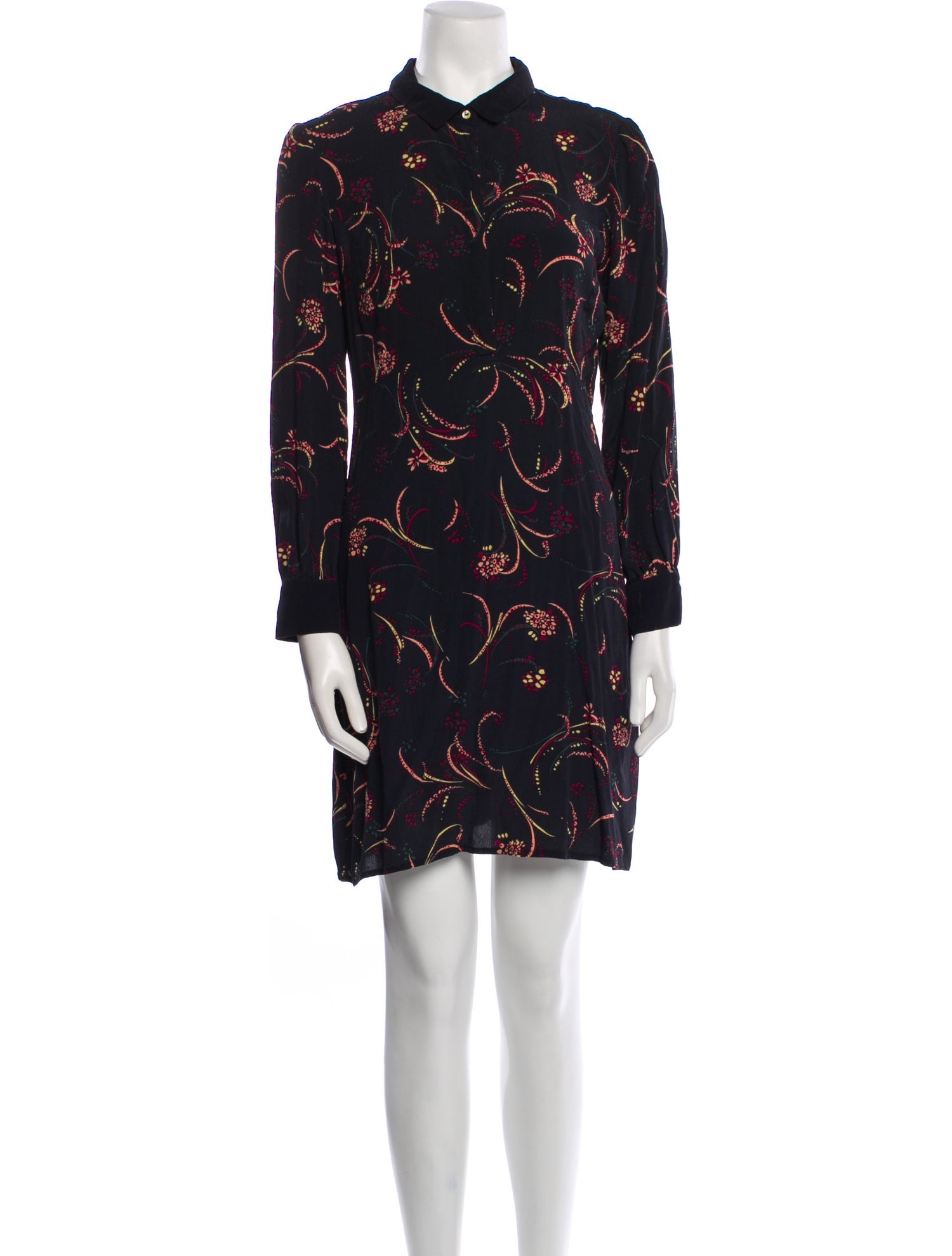 BA&SH Printed Mini Dress