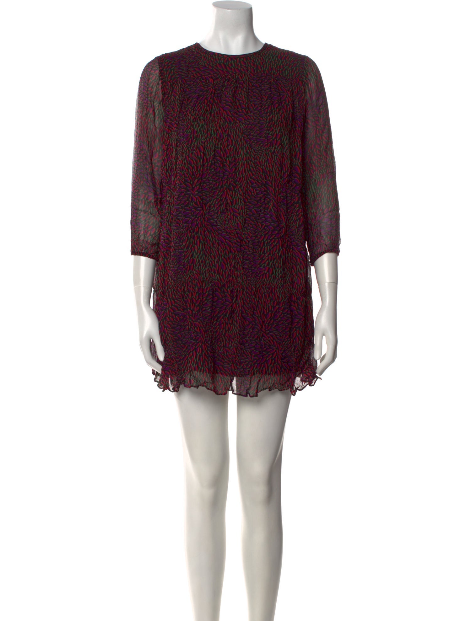 BA&SH Printed Mini Dress