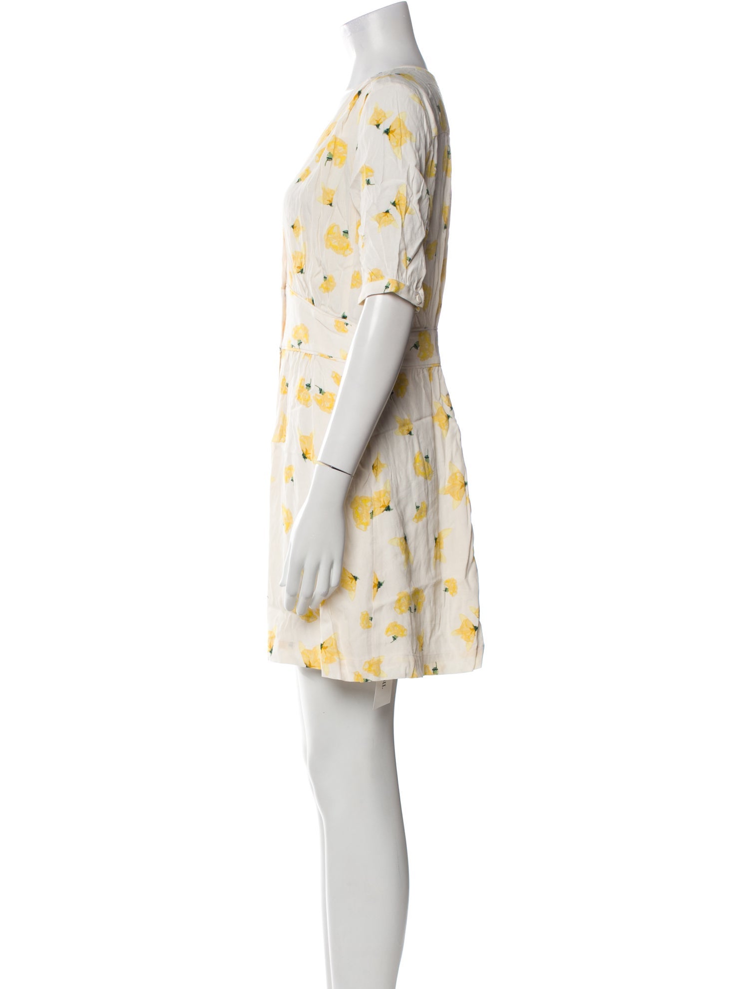 BA&SH Floral Print Mini Dress