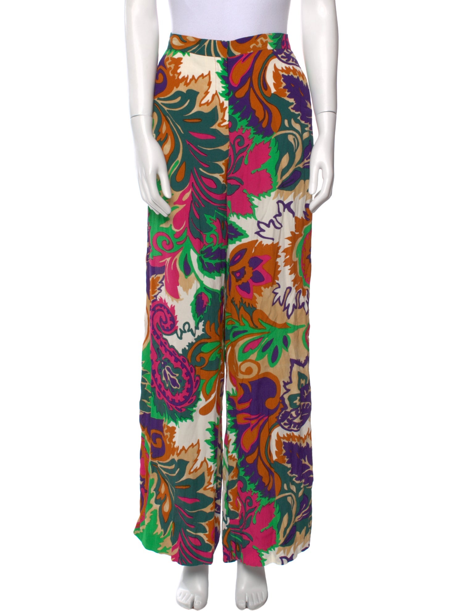 BA&SH Printed Wide Leg Pants