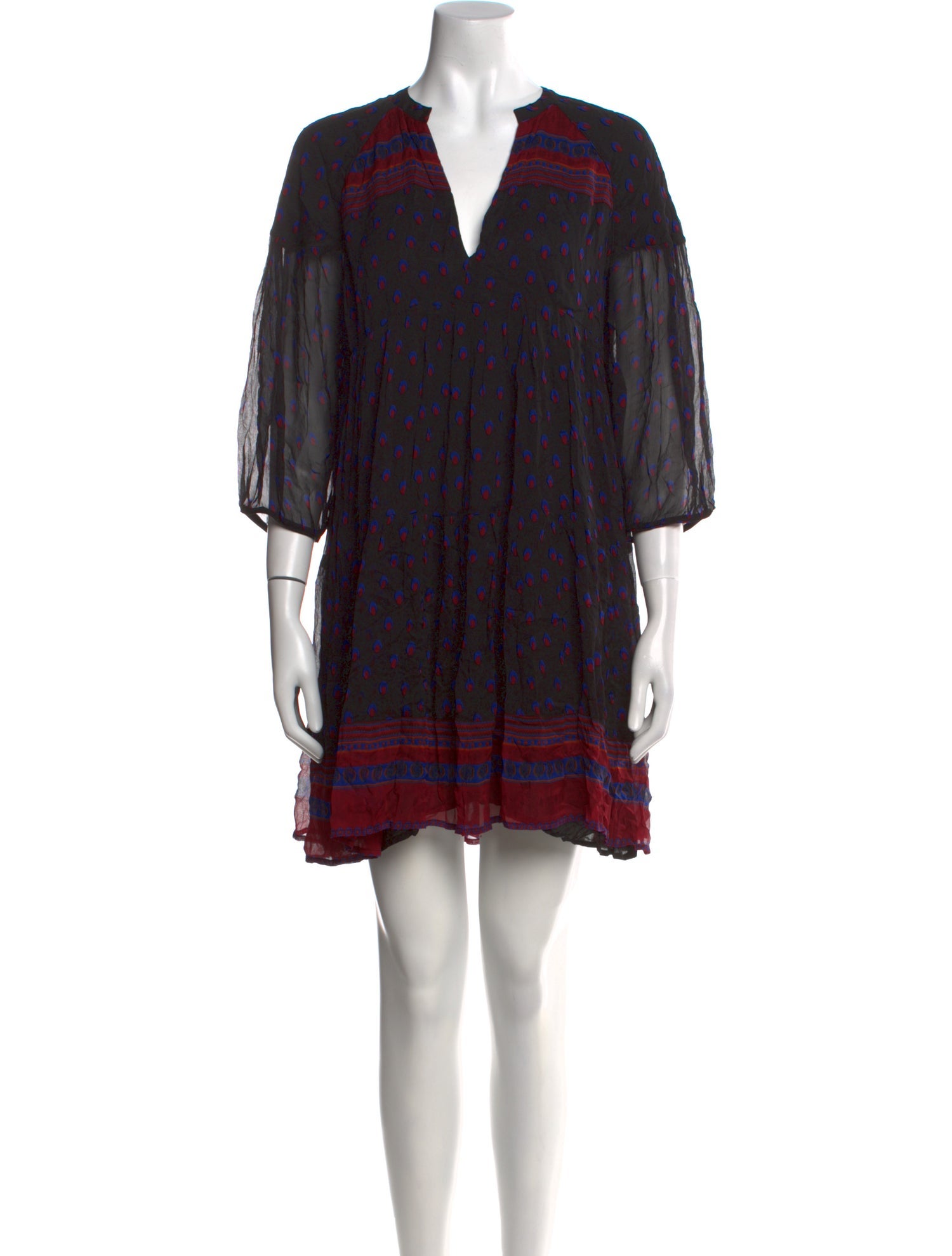 BA&SH Printed Mini Dress