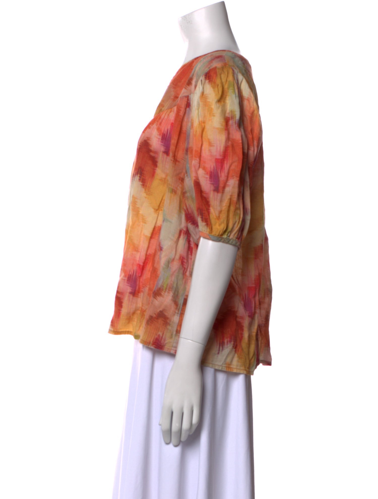 BA&SH Floral Print V-Neck Blouse