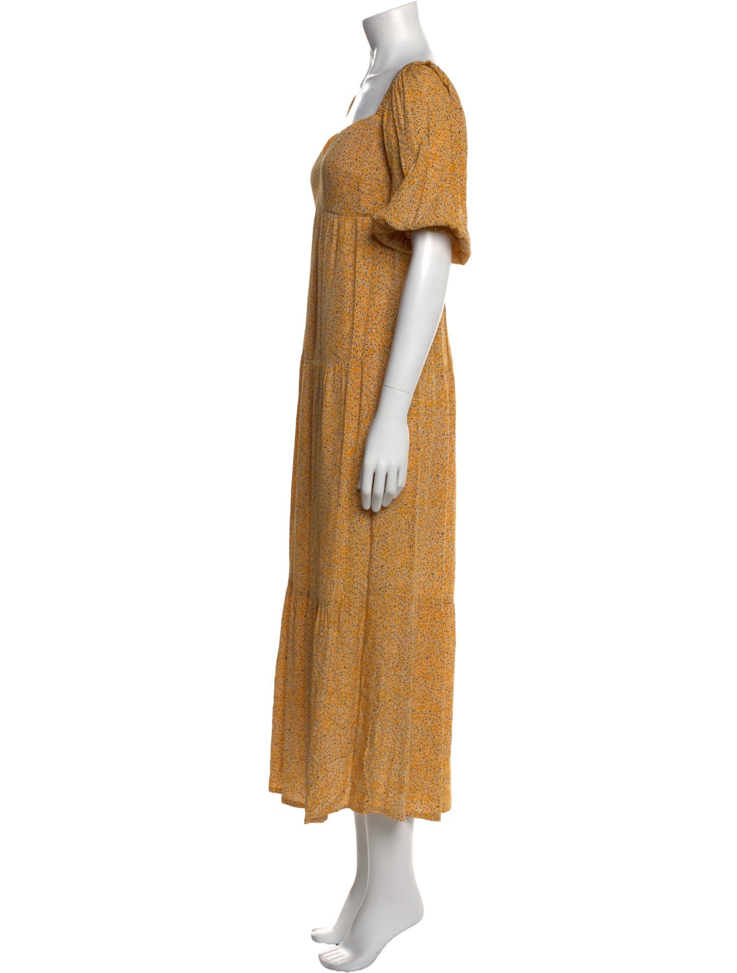 BA&SH Floral Print Long Dress