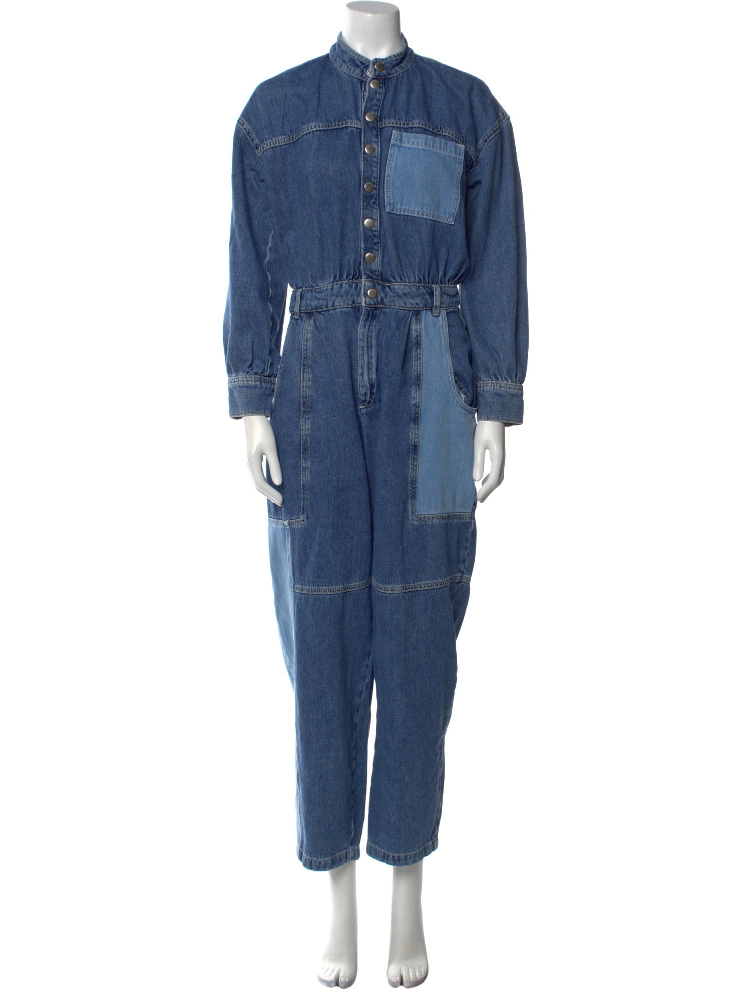 BA&SH Mock Neck Jumpsuit