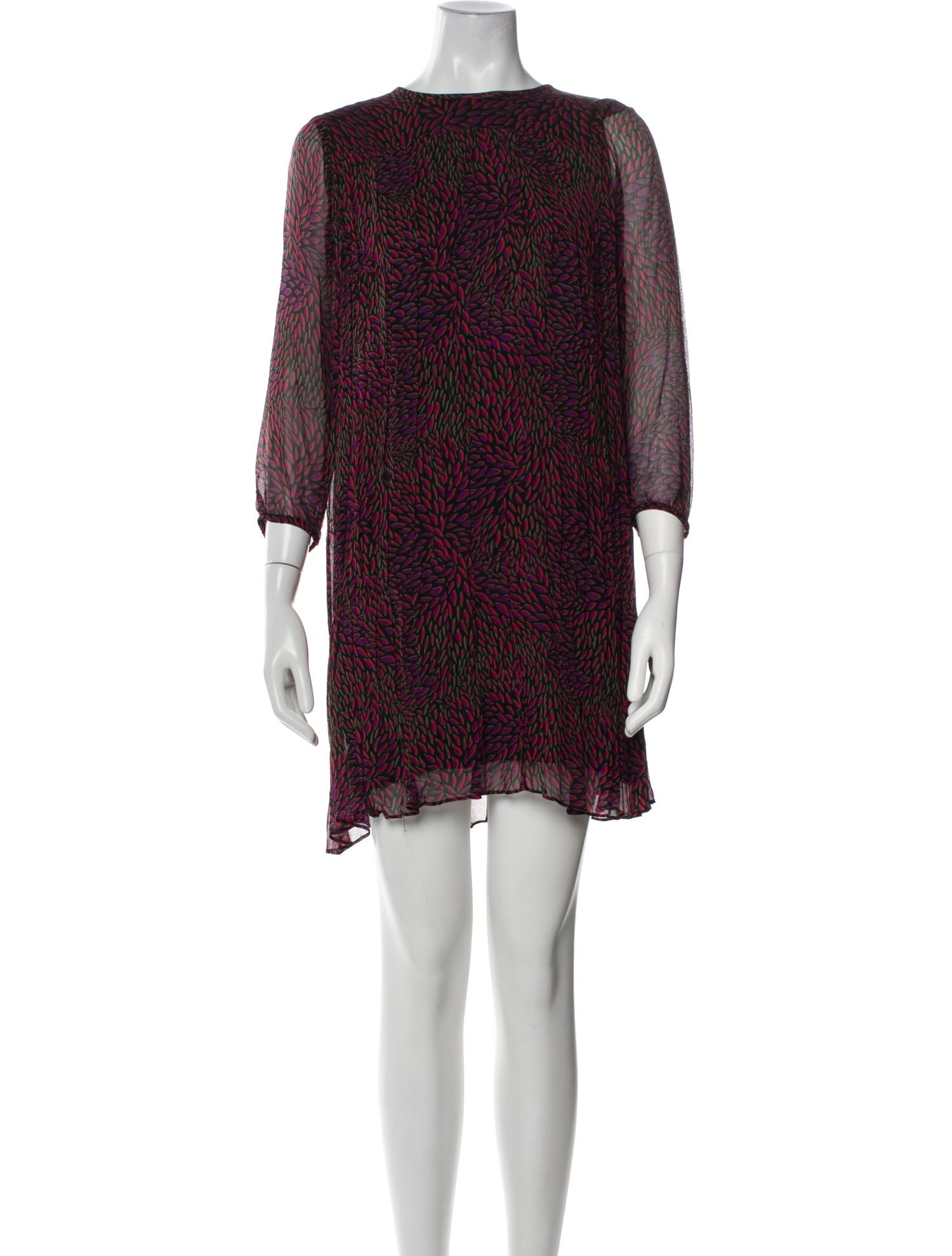 BA&SH Printed Mini Dress