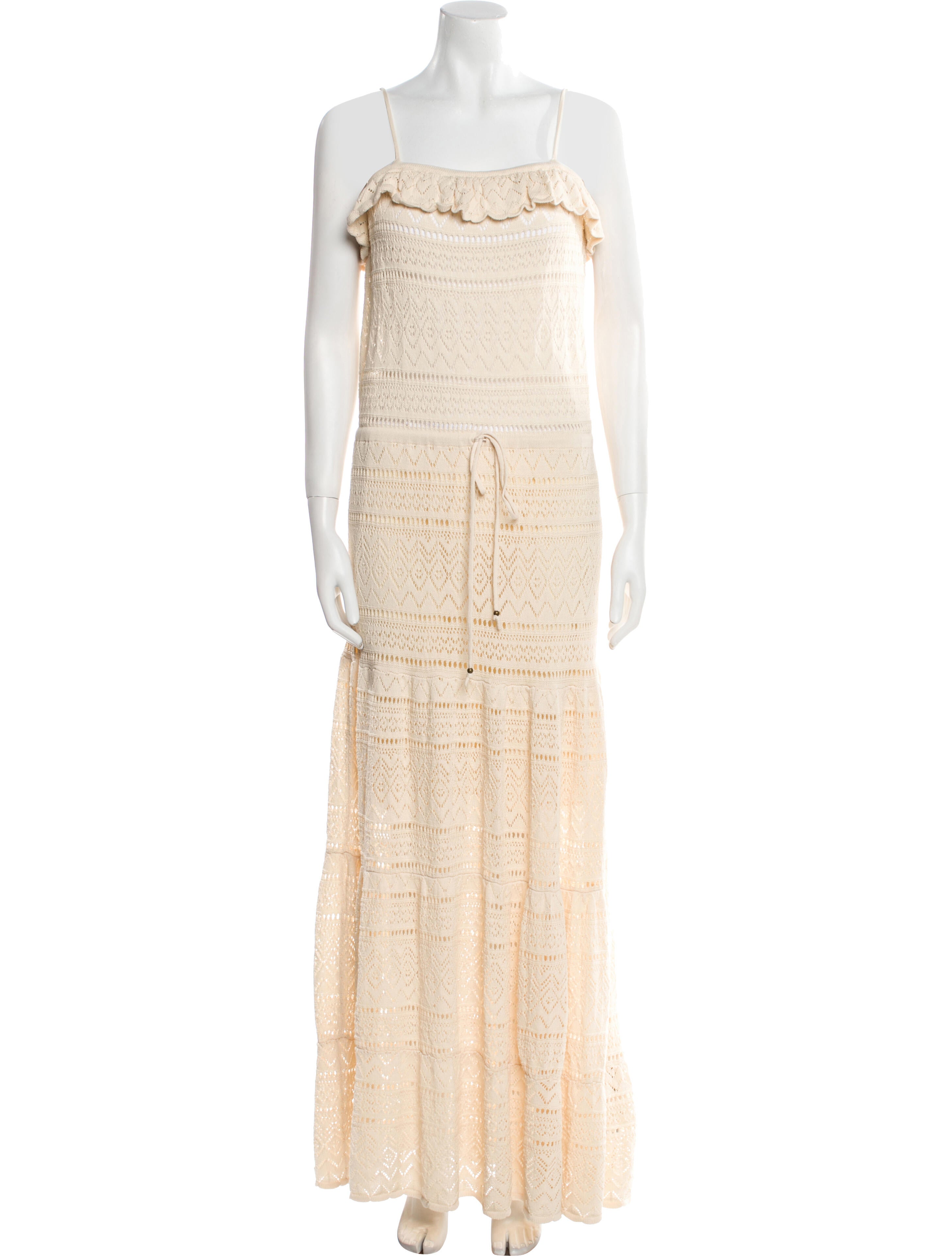 BA&SH Square Neckline Long Dress