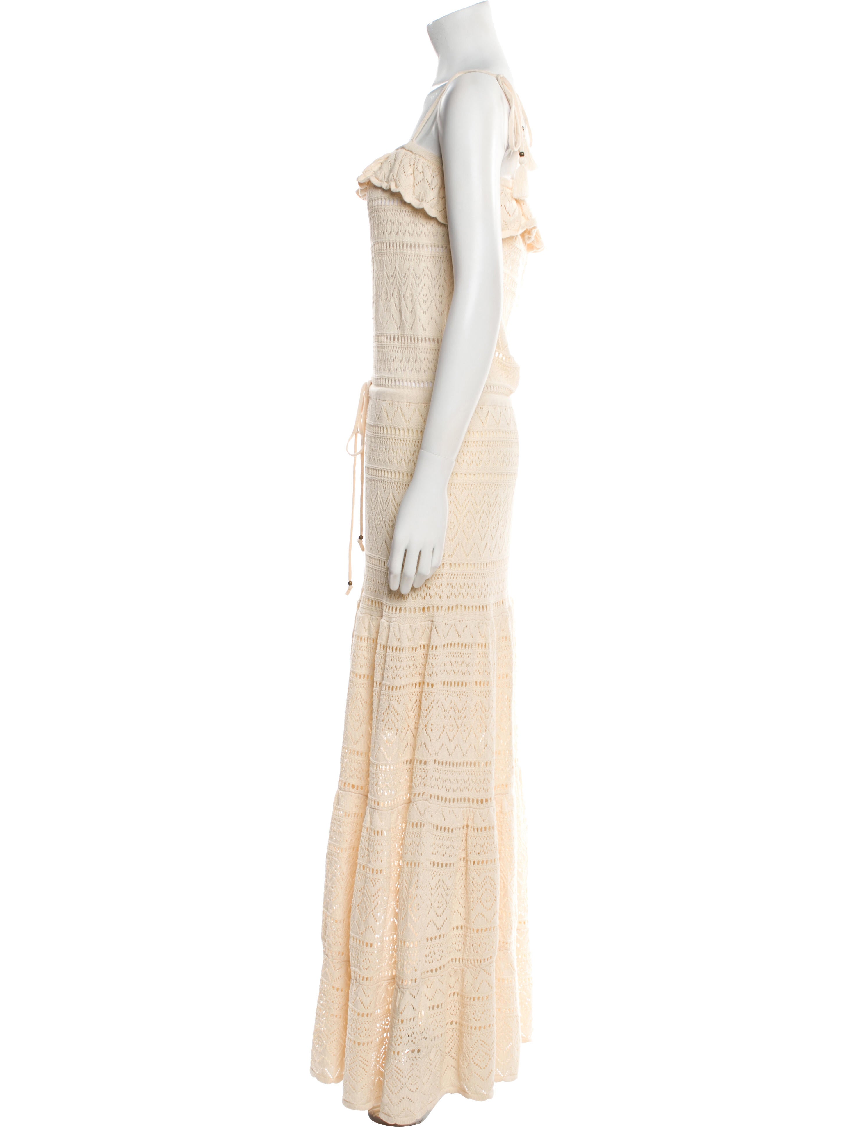 BA&SH Square Neckline Long Dress