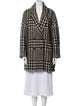 BA&SH Wool Houndstooth Print Peacoat