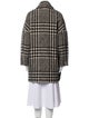 BA&SH Wool Houndstooth Print Peacoat