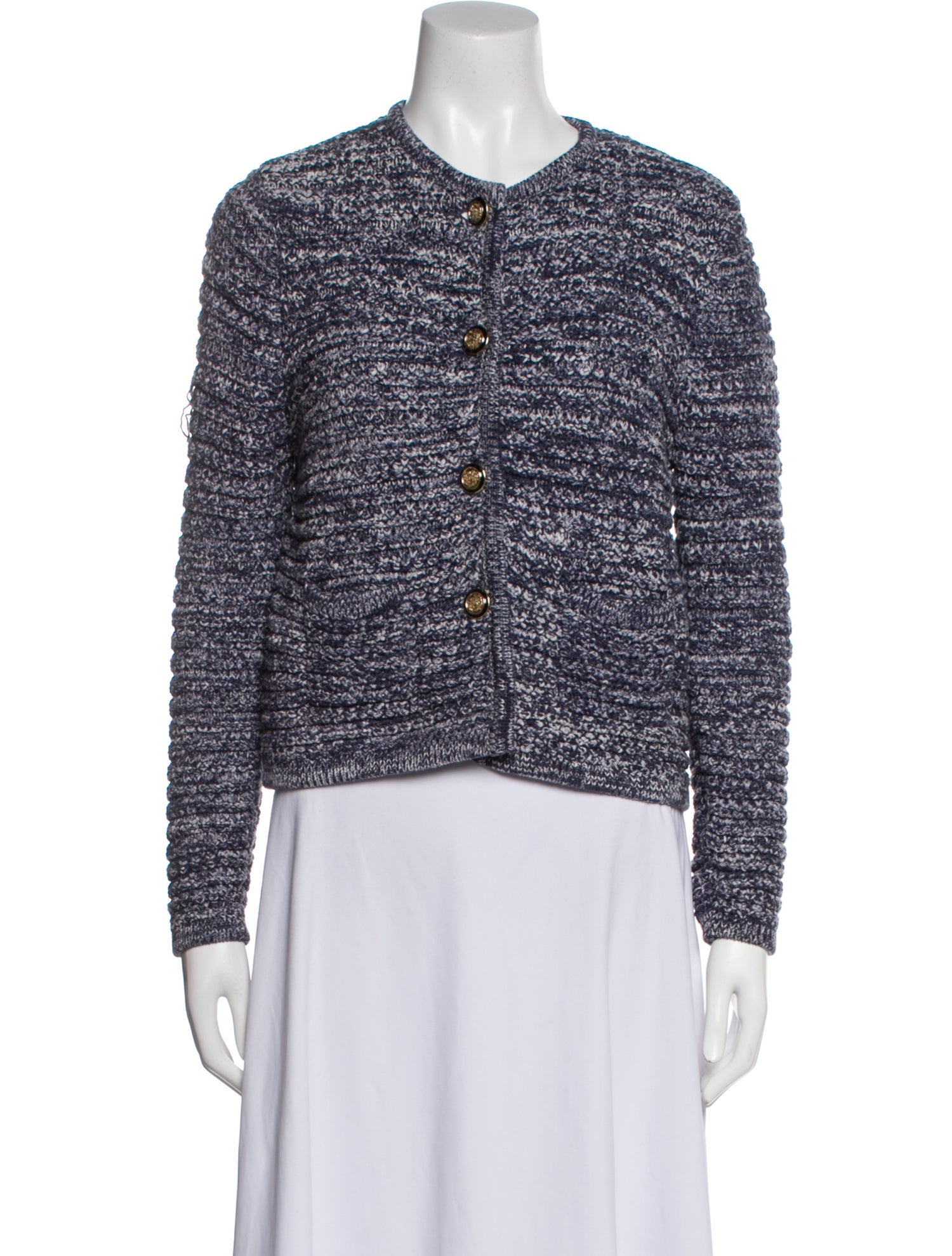 BA&SH Tweed Pattern Evening Jacket