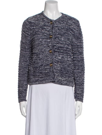 BA&SH Tweed Pattern Evening Jacket