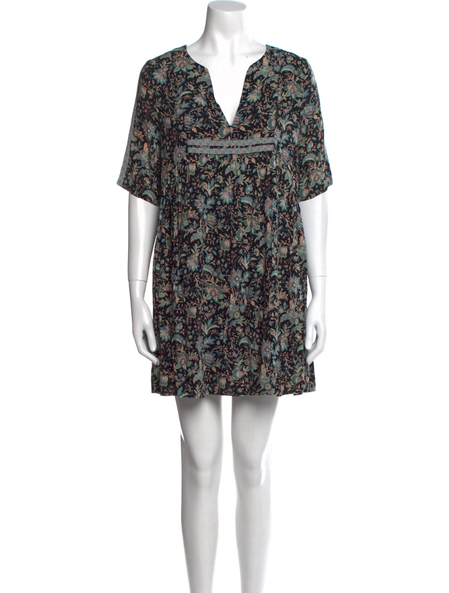 BA&SH Floral Print Mini Dress