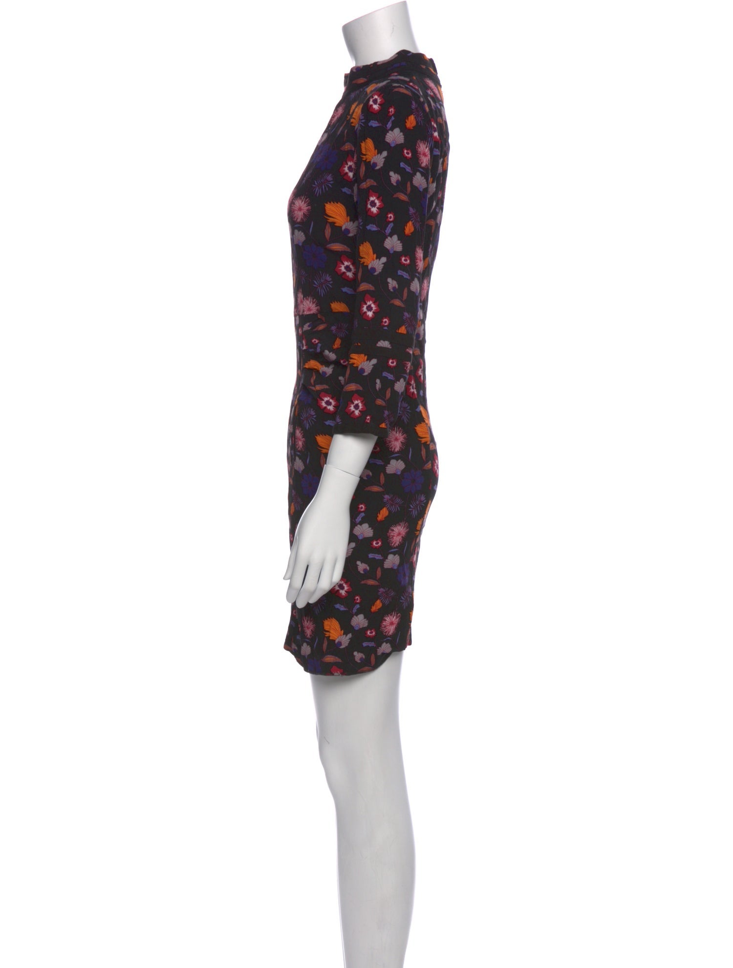 BA&SH Floral Print Mini Dress