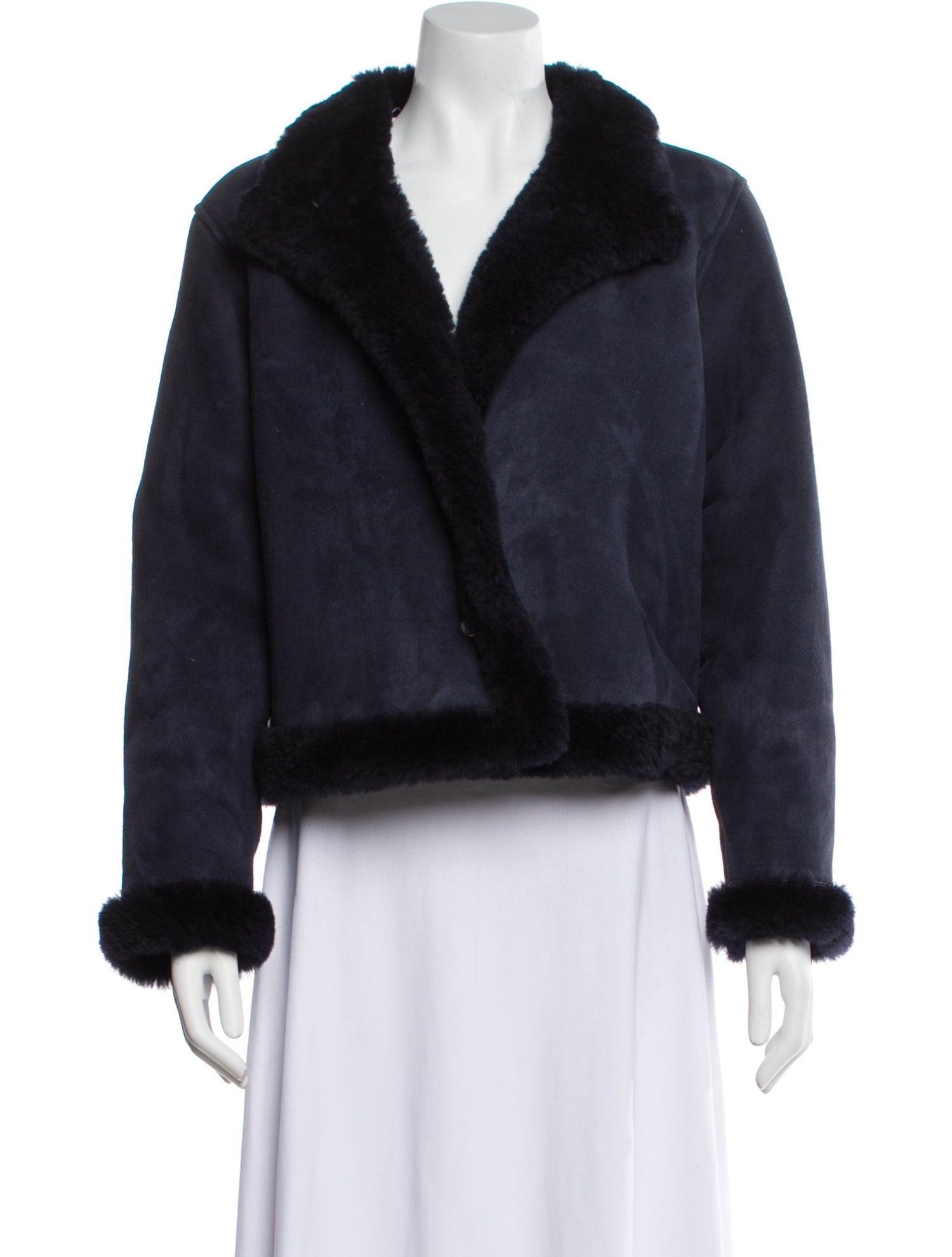 BA&SH Shearling Fur Coat