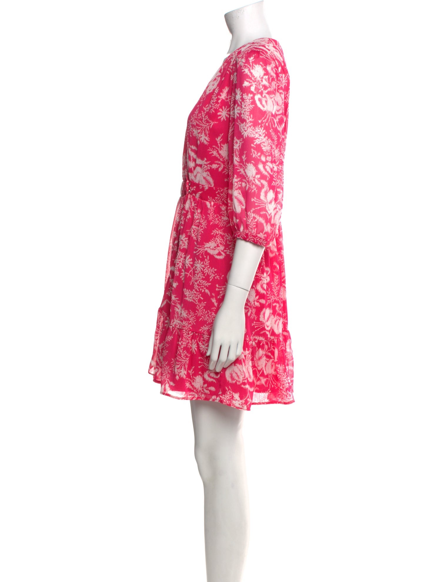 BA&SH Floral Print Mini Dress