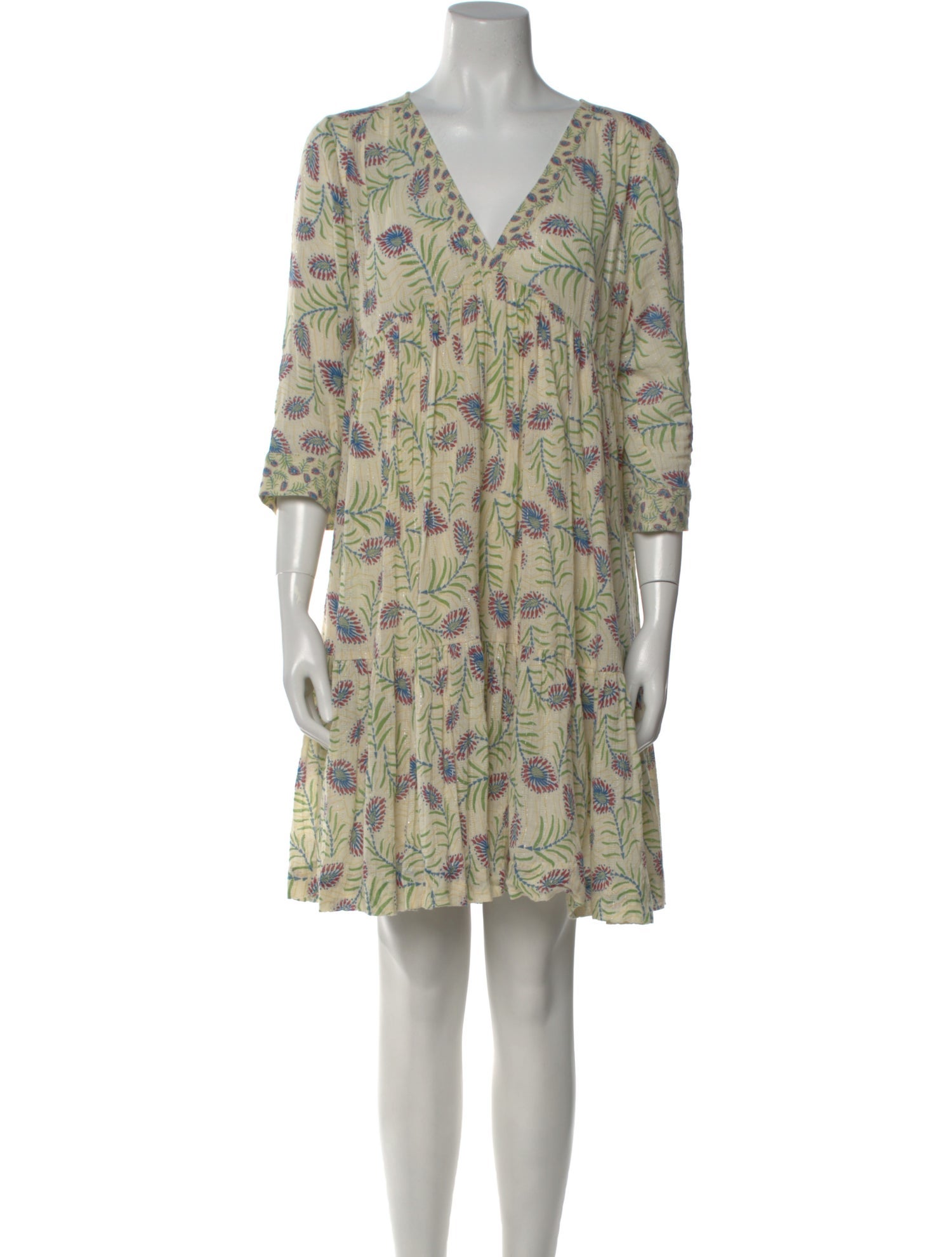 BA&SH Floral Print Mini Dress